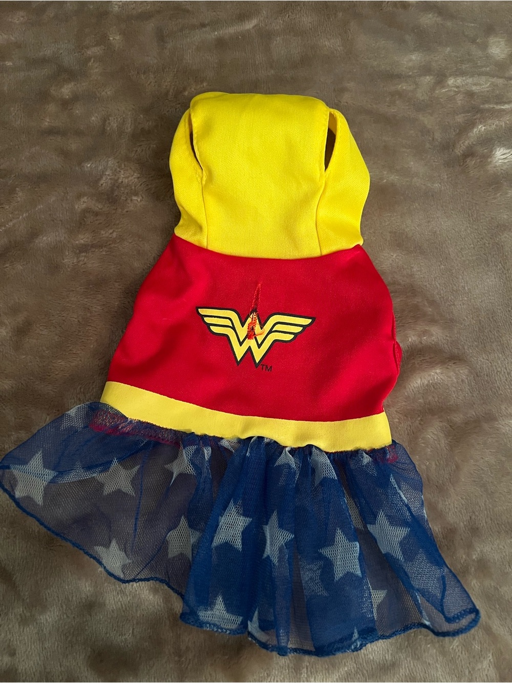 XS Wonder Woman Dog Costume